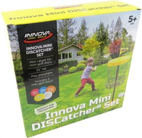 img 3 attached to 🥏 INNOVA Mini Discatcher Portable Disc Golf Game Set