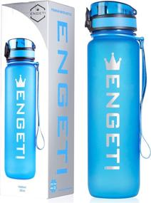 img 4 attached to 💧 Leak Proof 32oz Sports Water Bottle: Stay Hydrated During Workouts, Gym, Biking, and Cycling - Reusable BPA Free Travel Waterbottle with Spill Proof Flip Top Cap and Infuser Insert