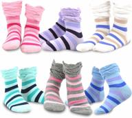 👧 teehee kids cotton ruffle stripes girls' clothing: stylish & comfortable apparel for girls logo