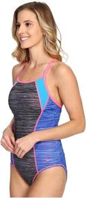 img 2 attached to Speedo Womens Endurance Textured Swimsuit