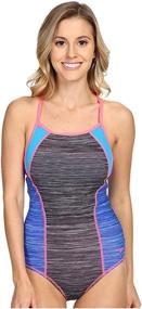 img 3 attached to Speedo Womens Endurance Textured Swimsuit