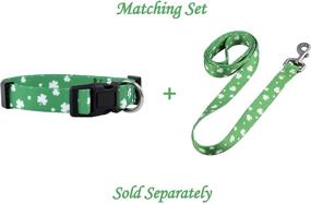 img 2 attached to 🍀 Stylish and Festive Native Pup St. Patrick's Day Dog Collars for Your Lucky Pooch