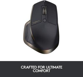 img 2 attached to 🖱️ Logitech MX Master Wireless Mouse: High-Precision Sensor, Easy-Switch up to 3 devices, Meteorite Black