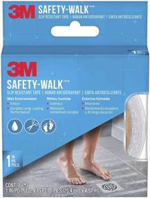 img 4 attached to 🛁 3M Clear Safety-Walk Tub and Shower Tread Roll - 1-Inch x 180-Inch (7640NA)