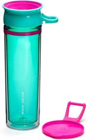 img 4 attached to 🌟 Durable and Stylish WOW GEAR 360 Tritan Water Bottle - 20 OZ / 600 ML!