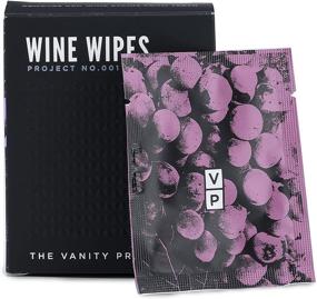 img 4 attached to 🍷 Stain Removing Wine Wipes - Portable Pack, Fresh Breath, Teeth Protector - Includes 12 Travel-Friendly Wipes