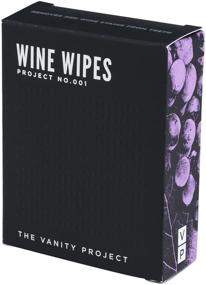 img 2 attached to 🍷 Stain Removing Wine Wipes - Portable Pack, Fresh Breath, Teeth Protector - Includes 12 Travel-Friendly Wipes