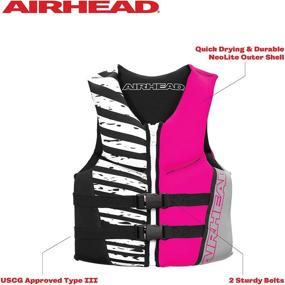 img 2 attached to 🚣 NeoLite Flex Life Jacket with Wicked Kwik-Dry for Airhead - Available in Youth and Women's Sizes