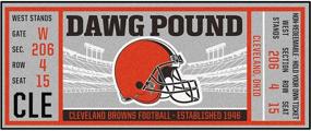 img 4 attached to Фан-коврики NFL Cleveland Browns от Cleveland Browns