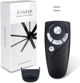 img 3 attached to 🔧 Eogifee UC7083T Ceiling Fan Remote Control Replacement: Enhanced Dim Light & Wall Mount Only Remote with 3-Speed Control - Compatible with Hampton Bay