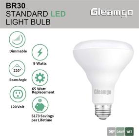 img 3 attached to 💡 Discover the Brilliance: Dimmable Equivalent Lumens 6 Pack Gleamgo Shines Bright