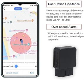 img 2 attached to 🚗 4G GPS-трекер OBD-II с реальным временем позиционирования - совместимый с UBI Insurance, поддерживает Wi-Fi точку доступа (модуль EC25-A-North America) - без ежемесячной платы