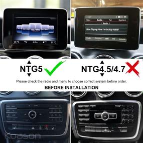 img 1 attached to 📺 Koason 10.25 inch Android HD1920 Screen Upgrade Display Monitor: Mercedes Benz A CLA GLA 2016-2018 X156 C117 X117 W176 NTG5 Multimedia Player with 4G & GPS Navigation