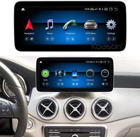 img 4 attached to 📺 Koason 10.25 inch Android HD1920 Screen Upgrade Display Monitor: Mercedes Benz A CLA GLA 2016-2018 X156 C117 X117 W176 NTG5 Multimedia Player with 4G & GPS Navigation