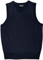 boys' blue ocean sweater vest - size 7 - trendy clothing for boys logo