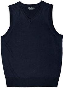 img 1 attached to Boys' Blue Ocean Sweater Vest - Size 7 - Trendy Clothing for Boys