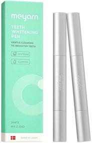 img 4 attached to 🦷 Meyarn 2PCS Teeth Whitening Gel Pens with 35% Carbamide Peroxide - Non-Sensitive Teeth Whitener and Whitening Gel Pen