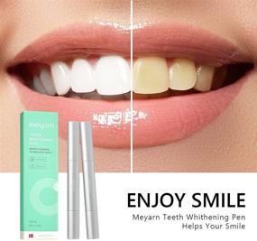 img 3 attached to 🦷 Meyarn 2PCS Teeth Whitening Gel Pens with 35% Carbamide Peroxide - Non-Sensitive Teeth Whitener and Whitening Gel Pen