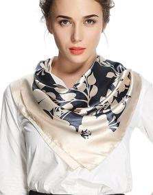 img 1 attached to 🧣 Inches Paisley Chains Scarves - Women's Accessories: Scarves & Wraps