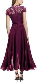 img 3 attached to 👗 Stunning Miusol Womens Contrast Chiffon Evening Clothing and Dresses for Women: A Perfect Blend of Elegance