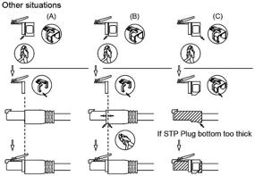 img 1 attached to Простой ремонт для Cat5e и Cat6: Представляем Construct Pro RJ-45 Easy Plug (Прозрачный, пакет из 50 штук).