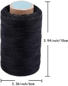 img 3 attached to 🧵 284 Yards Long Stitching Thread - Durable Leather Sewing Waxed Thread for Leather Craft DIY, Bookbinding, Shoe Repair, and Leather Projects