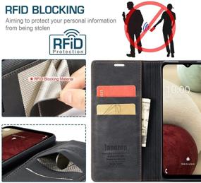 img 2 attached to Samsung Blocking Kickstand Magnetic Leather Cell Phones & Accessories for Cases, Holsters & Clips