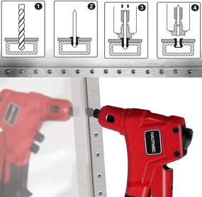 img 1 attached to HAUTMEC Rivet Hand Riveter HT0087 HR