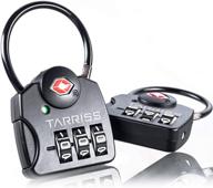 tarriss lock searchalert midnight black travel accessories logo