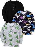 👦 adorable boyoo toddler sleeve graphics for boys' clothing - ages 2 to 7 years logo