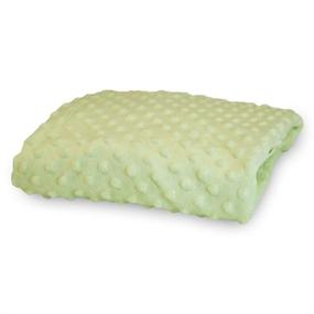 img 1 attached to 🌿 Premium Rumble Tuff Minky Dot Changing Pad Cover in Sage - Compact Size for Ultimate Comfort and Convenience