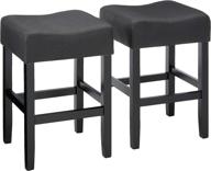 🪑 portman fabric counter stools, set of 2, dark charcoal by christopher knight home, 300877 logo