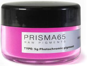 img 1 attached to 🌹 Vibrant Prisma65 Raw Color Pigment Powder: 5g Jar of Photochromic Rose Red