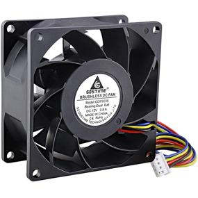 img 4 attached to 🌀 High Speed Dual Ball Bearing DC 12V 80mm Cooling Fan - GDSTIME 8038 PWM 80mm x 38mm