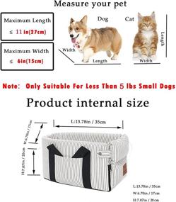 img 2 attached to 🐶 Ximei Dog Booster Car Seat with Armrest Center Console | Secure & Safe Travel Seat for Small Dogs and Cats in SUV | Pet Booster Car Seat for Puppy | Enhanced SEO