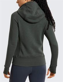 img 2 attached to CRZ YOGA Hoodies Workout Sweatshirt Sports & Fitness for Team Sports