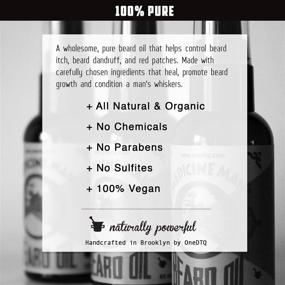 img 3 attached to 🧔 Medicine Man's Anti-Itch Beard Oil: Naturally Organic Leave-in Conditioner for Men - 2 FL OZ