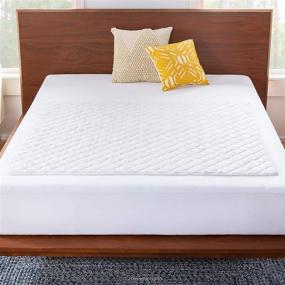img 4 attached to 🛏️ Linenspa 44x52 Waterproof Sheet and Mattress Protector Pad - Skid Resistant, Absorbent, Washable & Quilted