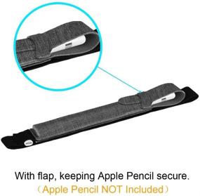 img 3 attached to Fintie Pencil Holder With USB Adapter Pocket For Apple Pencil (1St And 2Nd Generation)