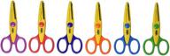 📚 school smart paper edger scissors - set of 6 - assorted colors - seo-optimized version logo