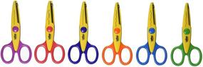 img 2 attached to 📚 School Smart Paper Edger Scissors - Set of 6 - Assorted Colors - SEO-optimized Version