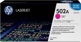 img 4 attached to 🖨️ HP 502A Magenta Toner Cartridge for Color LaserJet 3600 Series [Q6473A] - Original and Reliable