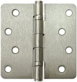 img 4 attached to Deltana S44R4BB26D Ball Bearings Steel 4-Inch X 4-Inch X 1/4-Inch Radius Hinge