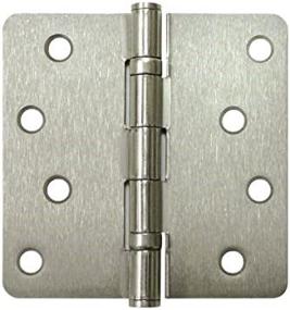 img 1 attached to Deltana S44R4BB26D Ball Bearings Steel 4-Inch X 4-Inch X 1/4-Inch Radius Hinge