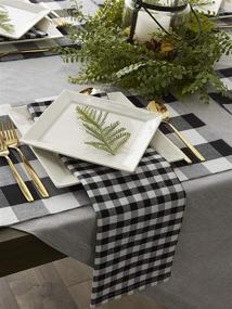 img 2 attached to DII Napkin Gingham Check Black