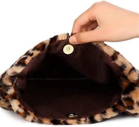 img 2 attached to 👜 Сумка-переноска "Leopard" для женщин с большим объемом плеч от BABABA и кошельки