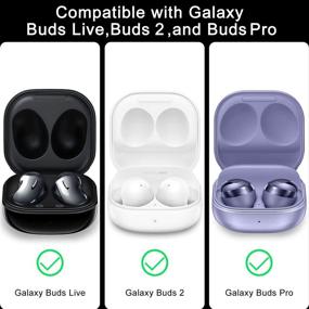 img 3 attached to Чехол HALLEAST для Galaxy Buds 2 2021/чехол Galaxy Buds Pro 2021/чехол Galaxy Buds Live 2020