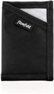💼 flowfold minimalist card holder: sleek and durable usa-made wallet in black logo