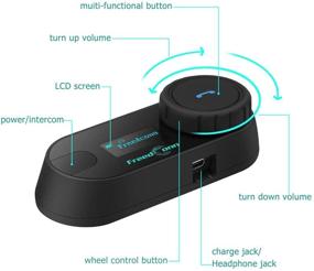 img 2 attached to Беспроводной мотоциклетный интерфон с Bluetooth и водонепроницаемостью