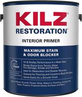 🎨 kilz restoration maximum stain and odor blocking interior latex primer/sealer – white (1 gallon): superior solution for sealing and covering stains and unpleasant odors logo